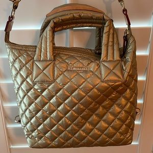 MZ Wallace Small Sutton Metallic Gold